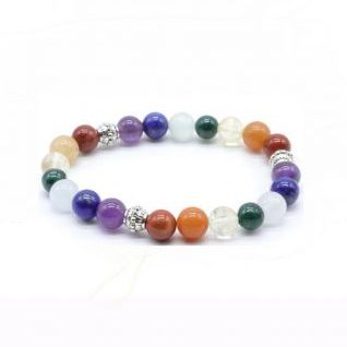 Pulsera 8mm 7 Chakras Premium 1 mezcla